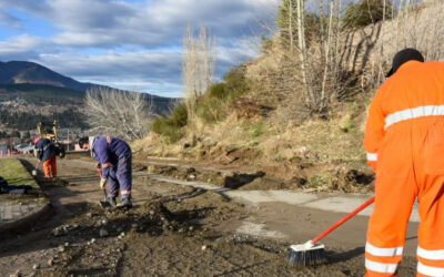 «La Muni cerca Tuyo»: todos los servicios municipales funcionaron en el barrio Cañadón de Bórquez