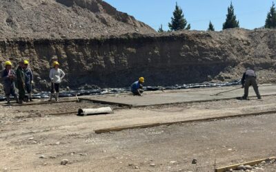 Esquel: Avanza la obra de captación de agua en el Arroyo Buitrera con la construcción de una cisterna de 3 millones de litros
