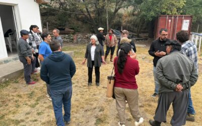 Autoridades municipales y provinciales visitaron Alto Río Percy y avanzaron en una agenda preventiva ante el incendio en el Parque Los Alerces