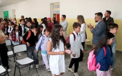 Taccetta destacó las obras realizadas en escuelas durante el inicio del ciclo lectivo