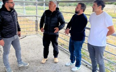 Taccetta y Gómez gestionan habilitar la Planta Municipal de Faena de Gobernador Costa para Esquel y Trevelin