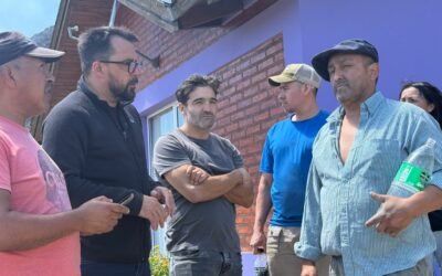 Esquel: El municipio interviene en el incendio registrado en el barrio Los Coirones
