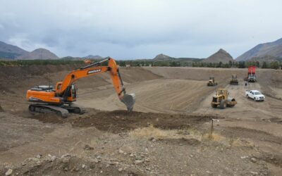 Esquel: Taccetta invitó a concejales a recorrer la obra del nuevo relleno sanitario en la Planta de Residuos