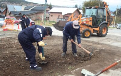 Esquel: El municipio finalizó la obra de pavimentación en 25 de mayo y la calle ya quedó habilitada
