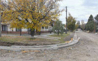 El municipio de Esquel avanza con el programa de infraestructura vial en calle Fleming