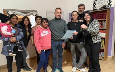Esquel: El municipio oficializó la nueva comisión directiva de la Junta Vecinal del barrio Los Sauces