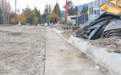 Esquel abrió el registro de oposición para la obra de cordón cuneta y adoquinado en barrio Altos de la Cascada
