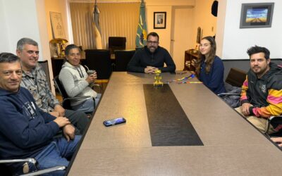 Orgullo esquelense: Taccetta recibió a Olivia Conesa y destacó su enorme proyección deportiva tras su brillante actuación internacional