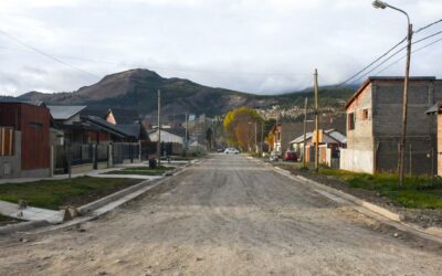 Esquel: El municipio finalizó la obra de 13 cuadras de cordones cuneta en la ciudad