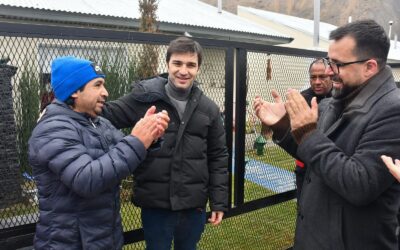 Taccetta en la inauguración de la obra de gas de Valle Chico: «Es un orgullo ser intendente y compartir la felicidad con ustedes»