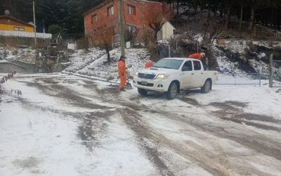 Esquel: El municipio intensificó el Operativo de Invierno en los sectores altos de la ciudad