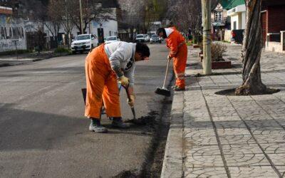 Esquel: El municipio avanza con el Plan de Mantenimiento Urbano con trabajos en distintos sectores de la ciudad