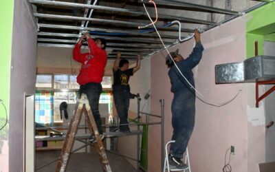 Esquel: El municipio continúa con los trabajos de mejora en el Jardín Nº 4401